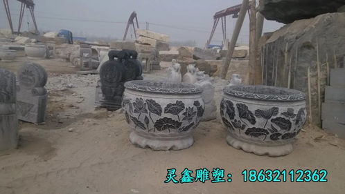 庭院方形水缸石雕 张家口水缸石雕塑加工厂