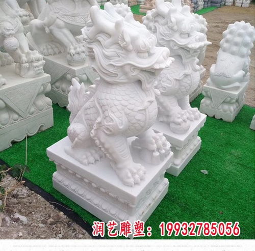 石雕麒麟兽 绵阳石麒麟雕塑制作厂