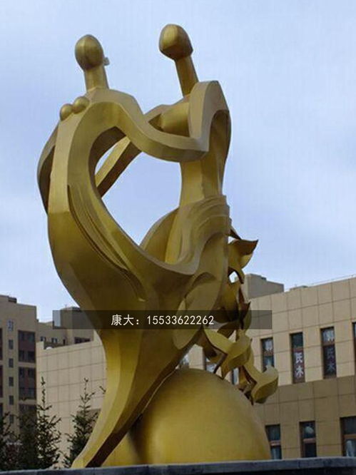 户外抽象人物雕塑 不锈钢人物摆件 公园林景观装饰品