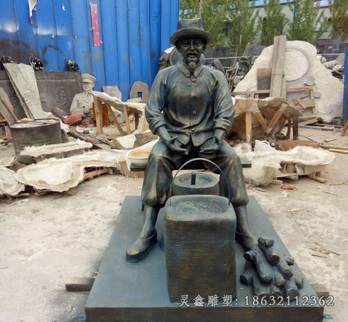 公园景观民俗人物买卖铜雕 朝阳买卖人物黄铜雕塑制作厂 灵鑫雕塑