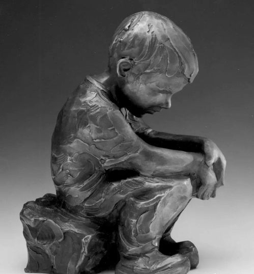 抒情的雕塑作品 jane dedecker